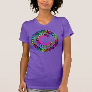 Colecreations stellte T-Shirt-buntes Tier her T-Shirt