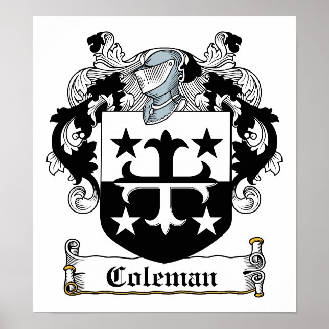 Coleman Familienwappen Poster (Vorne)