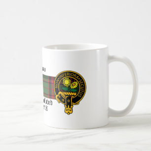 Coleman schottische Wappen- und Tartan-Tasse Kaffeetasse