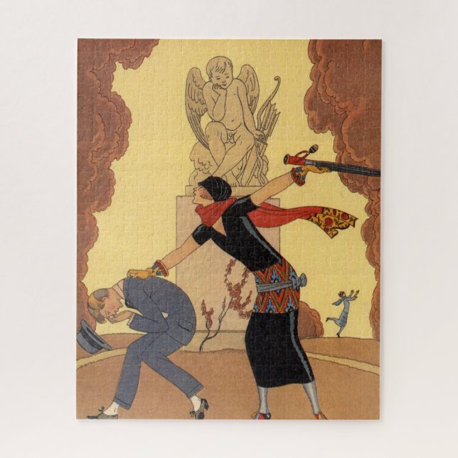 Colere by George Barbier Puzzle (Vertikal)