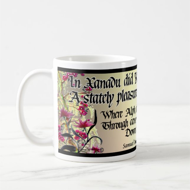 Coleridge Kubla Khan Tasse (Links)