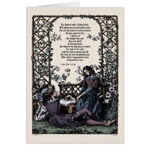Coleridge "Liebe" Viktorianische Art Card