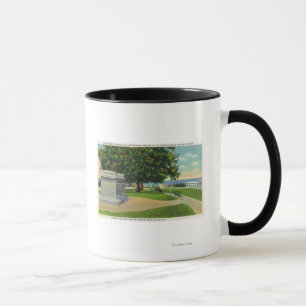 Coles Hill View of Mayflower Burial Tasse