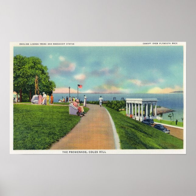 Coles Hill View of the Promenade Poster (Vorne)