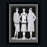 Coles Phillips Art Deco Mode Print 16x20 Poster<br><div class="desc">Einer von vielen,  Coles Phillips Art Deco. Schwarz-Weiß-Werbung während der Roaring 20</div>