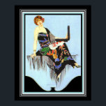 Coles Phillips Art Deco Mode Print 16x20 Poster<br><div class="desc">Klasse,  Coles Phillips,  Art Deco Print- 16x20</div>