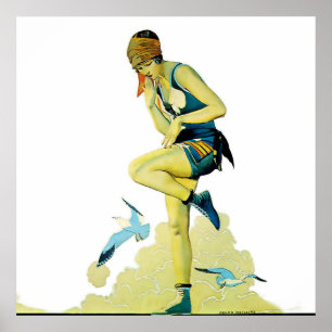 Coles Phillips ‘Fadeaway Girl’  “Ein schneller Spr Poster