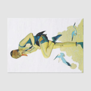 Coles Phillips ‘Fadeaway Girl’ “Ein schneller Spr Seidenpapier