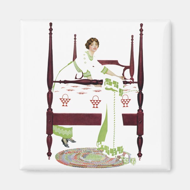 Coles Phillips Frauen und Vier Poster und Quilts Magnet (Vorne)
