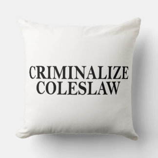 Coleslaw kriminalisieren kissen