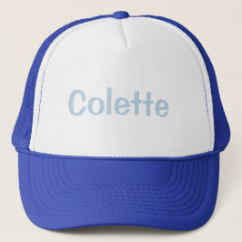 Colette Blau Weiße Mütze