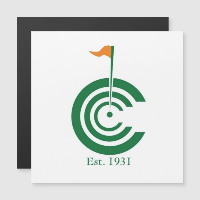 Colfax Country Club Magnet Karte (Vorne/Hinten)