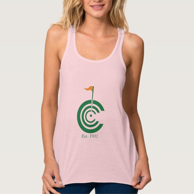 Colfax Countryklub kein weißer Behälter Tank Top (Vorderseite)