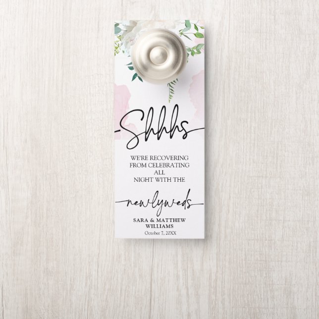 Colgador Para Puertas Elegante Delikatkalligraphie Türanhänger (Auf Knauf)