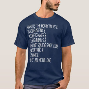 Colgate Comedy Hour Namensliste T-Shirt
