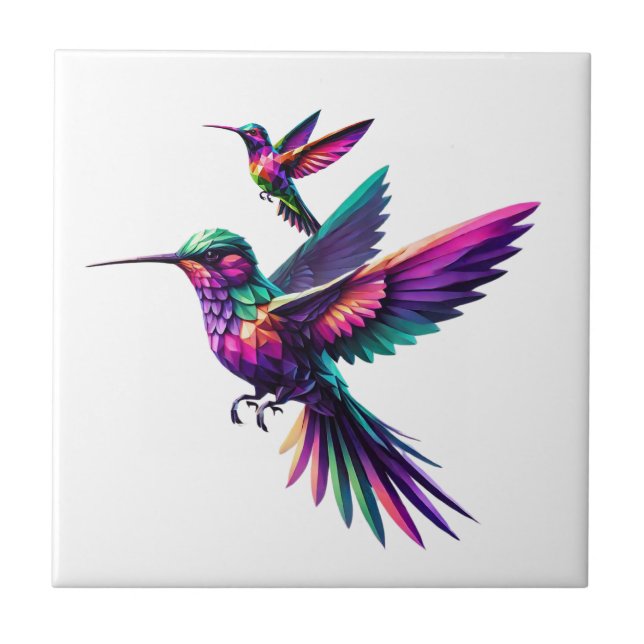 Colibrí prisma multicolor fliese (Vorderseite)