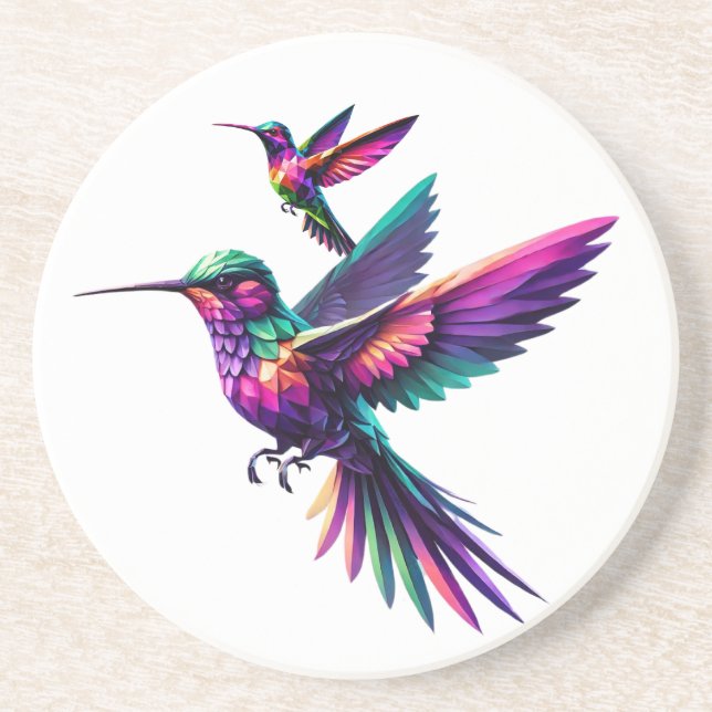 Colibrí prisma multicolor getränkeuntersetzer (Vorne)