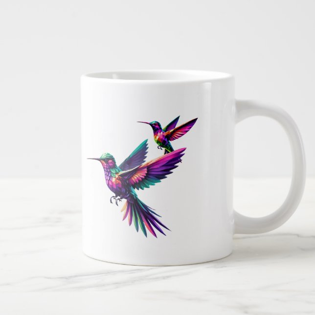 Colibrí prisma multicolor Jumbo-Tasse (Rechts)