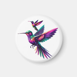 Colibrí prisma multicolor magnet