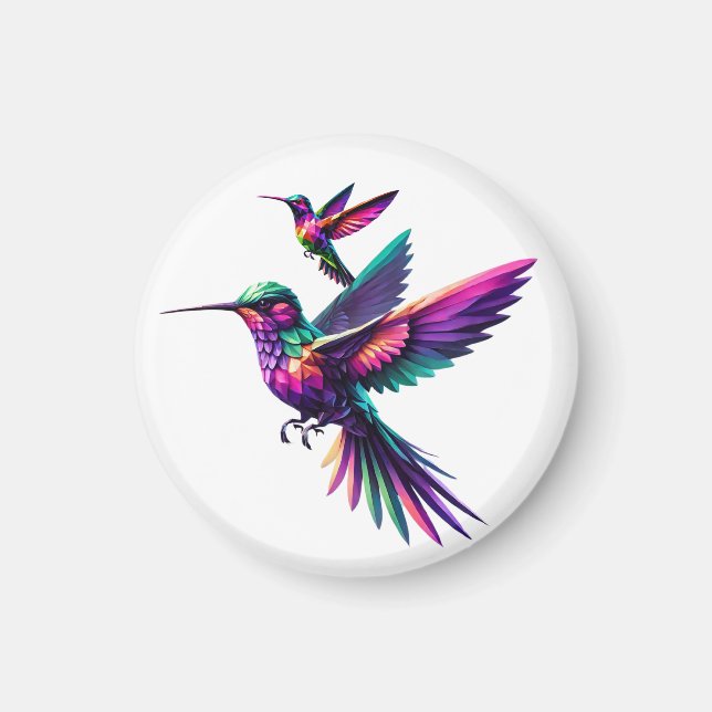 Colibrí prisma multicolor magnet (Vorne)