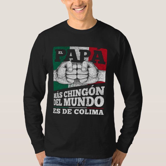 Colima Mexico Dia del papá T-Shirt (Vorderseite)