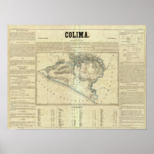 Colima, Mexiko Poster
