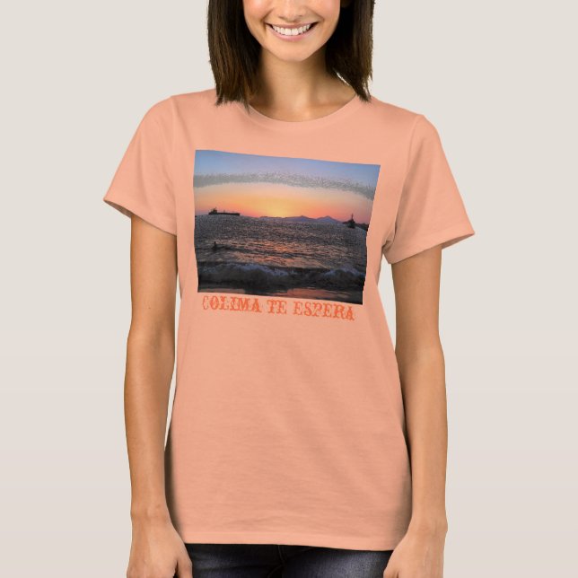 Colima te espera T-Shirt (Vorderseite)