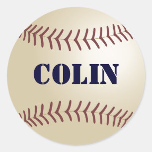 Colin Baseball Stickers