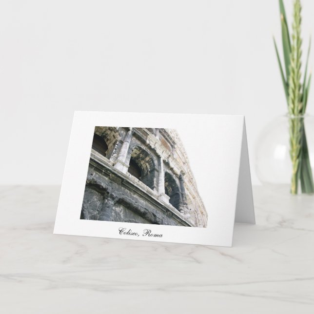 Coliseo - Rom Karte (Vorderseite)