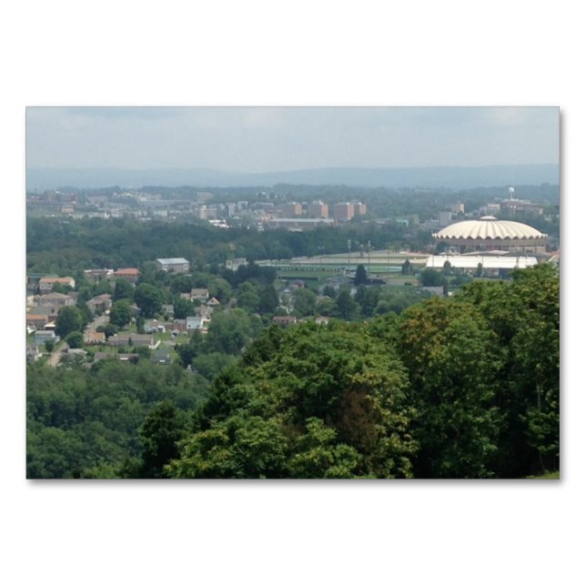 Coliseum Bäume Berge Benutzerdefinierte Lernkarten Tischnummer (Vorderseite)