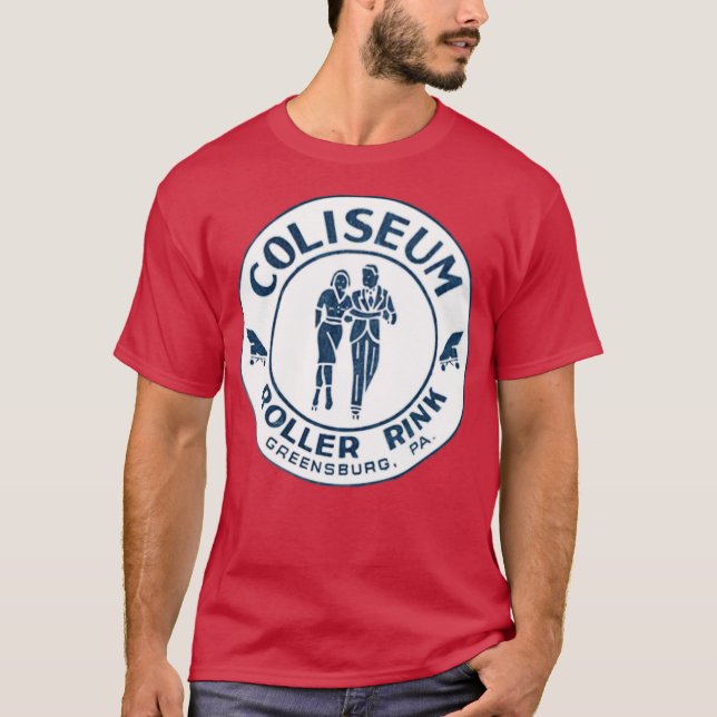 Coliseum Roller Rink - Greensburg, PA T-Shirt (Vorderseite)