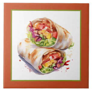 Coll Mexican burrito liebt Zuhause-Business Fliese