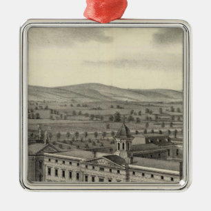 Coll von Notre Dame Silbernes Ornament