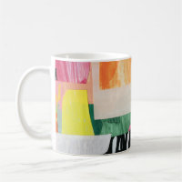 Collage Art, modern bunt abstrakt.
