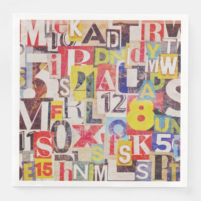 Collage Art Napkins oder Decoupage Paper Serviette (Vorderseite)