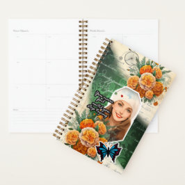 Collage Art October, Marigold Planer