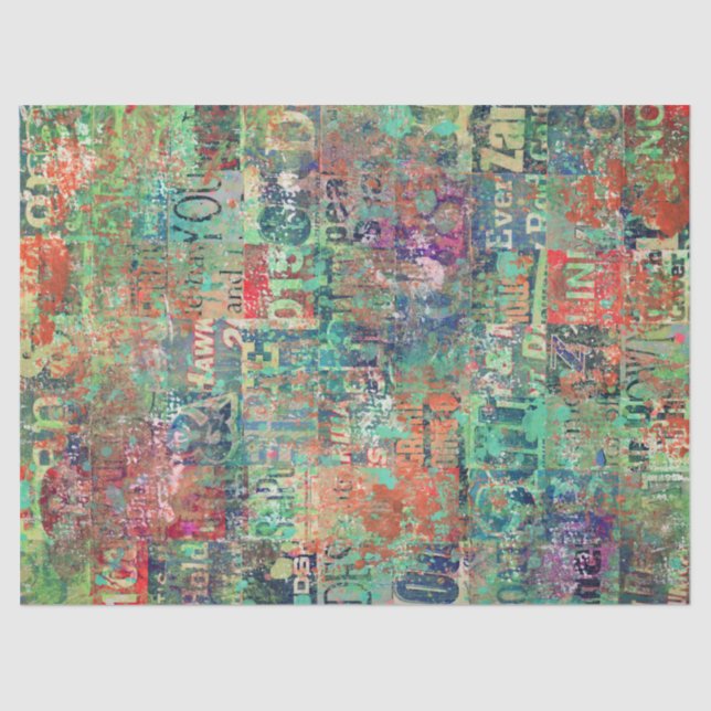 Collage Art Tissue oder Decoupage Paper Seidenpapier (Vorderseite)