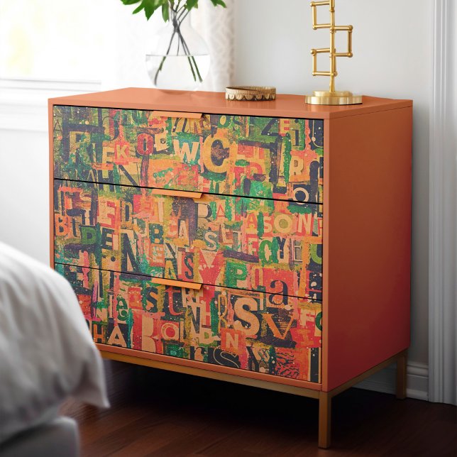 Collage Art Tissue oder Decoupage Paper Seidenpapier (This is a mockup, your furniture may not show this design at this scale.)