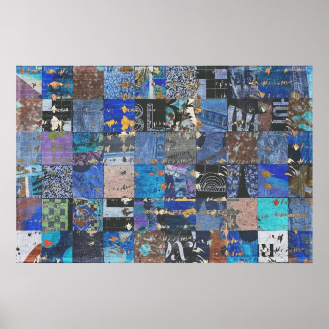 Collage Art Wall Poster (Vorne)