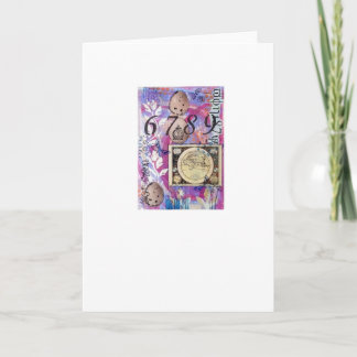 Collage Artwork Greeting Card Karte