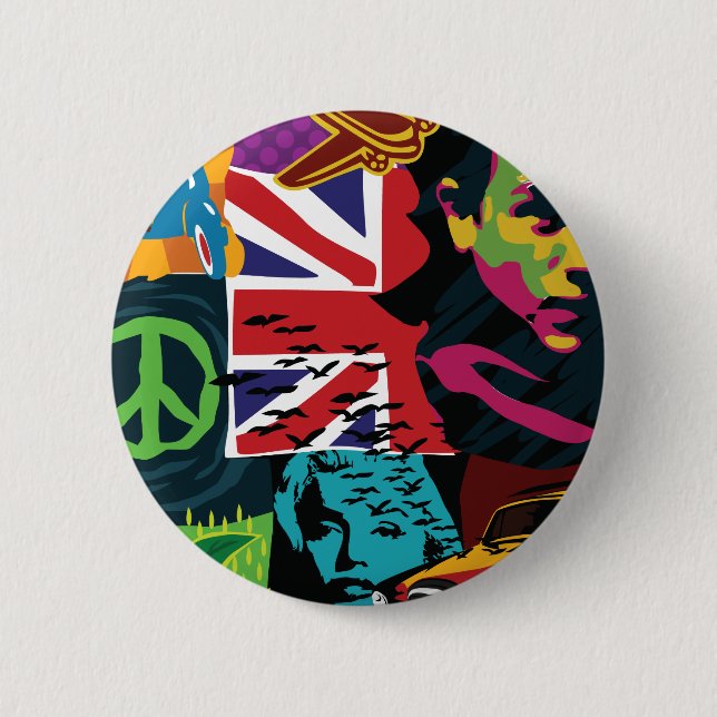 Collage Button (Vorderseite)