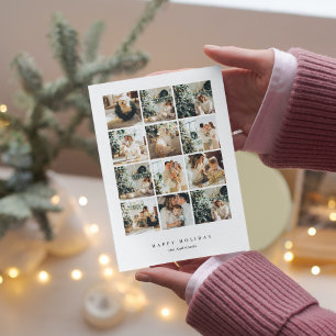 Collage Christmas Foto Frohes Weihnachtsfeiertag