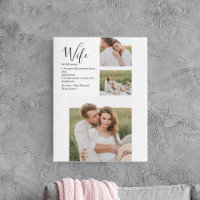 Collage Couple Foto & Lovely Romantic Ehefrau Gift