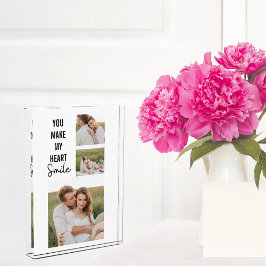 Collage Couple Foto & Lovely Romantic Quote