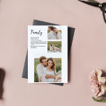 Collage Couple Foto & Romantic Family Gift Magnetkarte<br><div class="desc">Collage Couple Foto & Romantic Family Gift</div>
