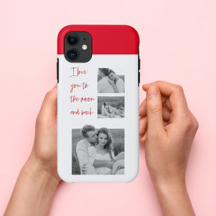 Collage Couple Foto & Romantic Quote Liebe You Cas Case-Mate iPhone Hülle