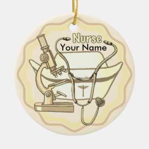 Collage custom Nurse Ornament
