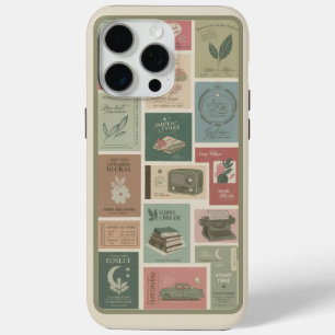 Collage Design der Vintagen Briefmarke für Case-Mate iPhone Hülle