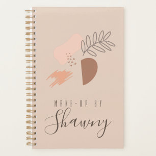 Collage Earth Tone Makeup Artist Salon Beauty Planer