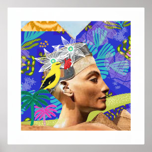 Collage Eypto moderne künstlerisch farbenfrohe Pos Foliendrucke